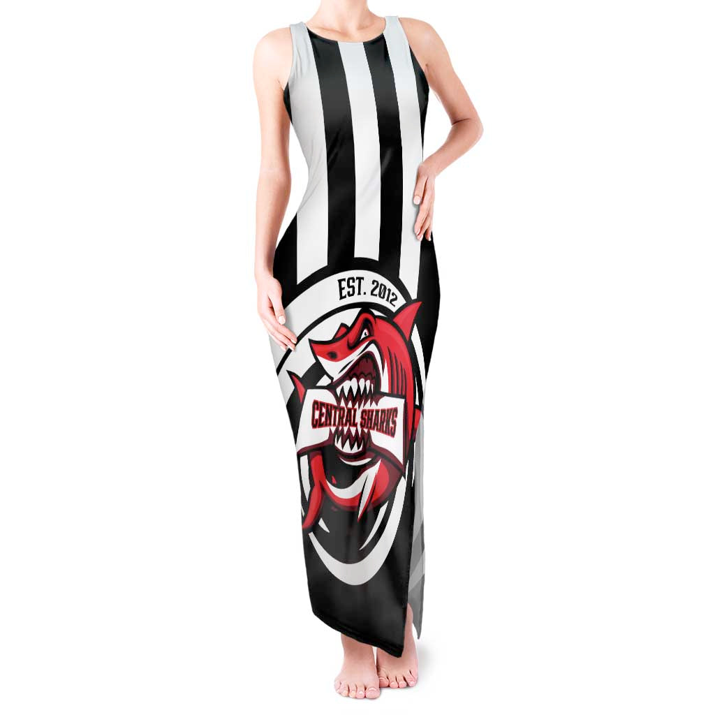 Central Trinidad and Tobago Football Custom Tank Maxi Dress Come On Sharks Est 2012 - Wonder Print Shop