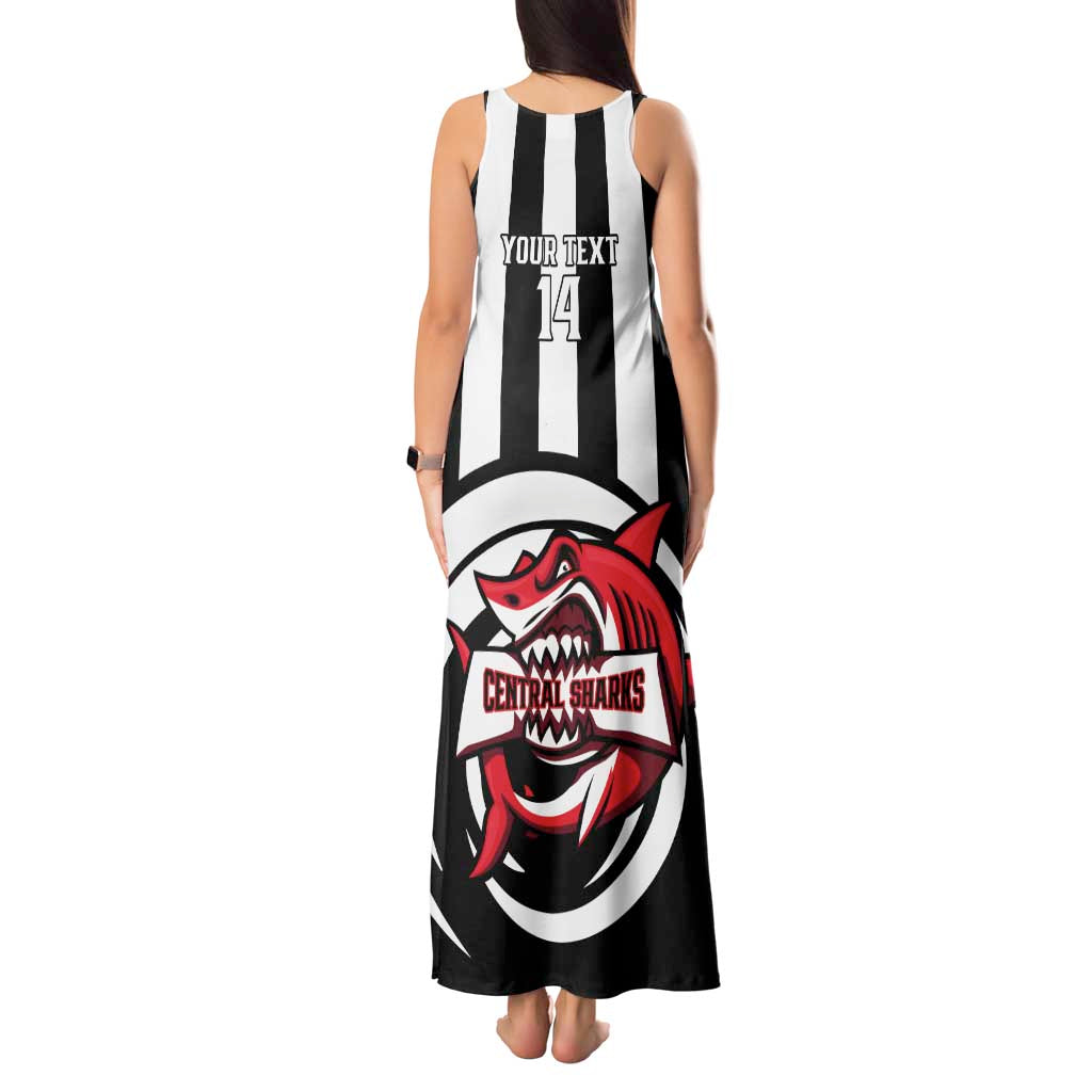 Central Trinidad and Tobago Football Custom Tank Maxi Dress Come On Sharks Est 2012 - Wonder Print Shop