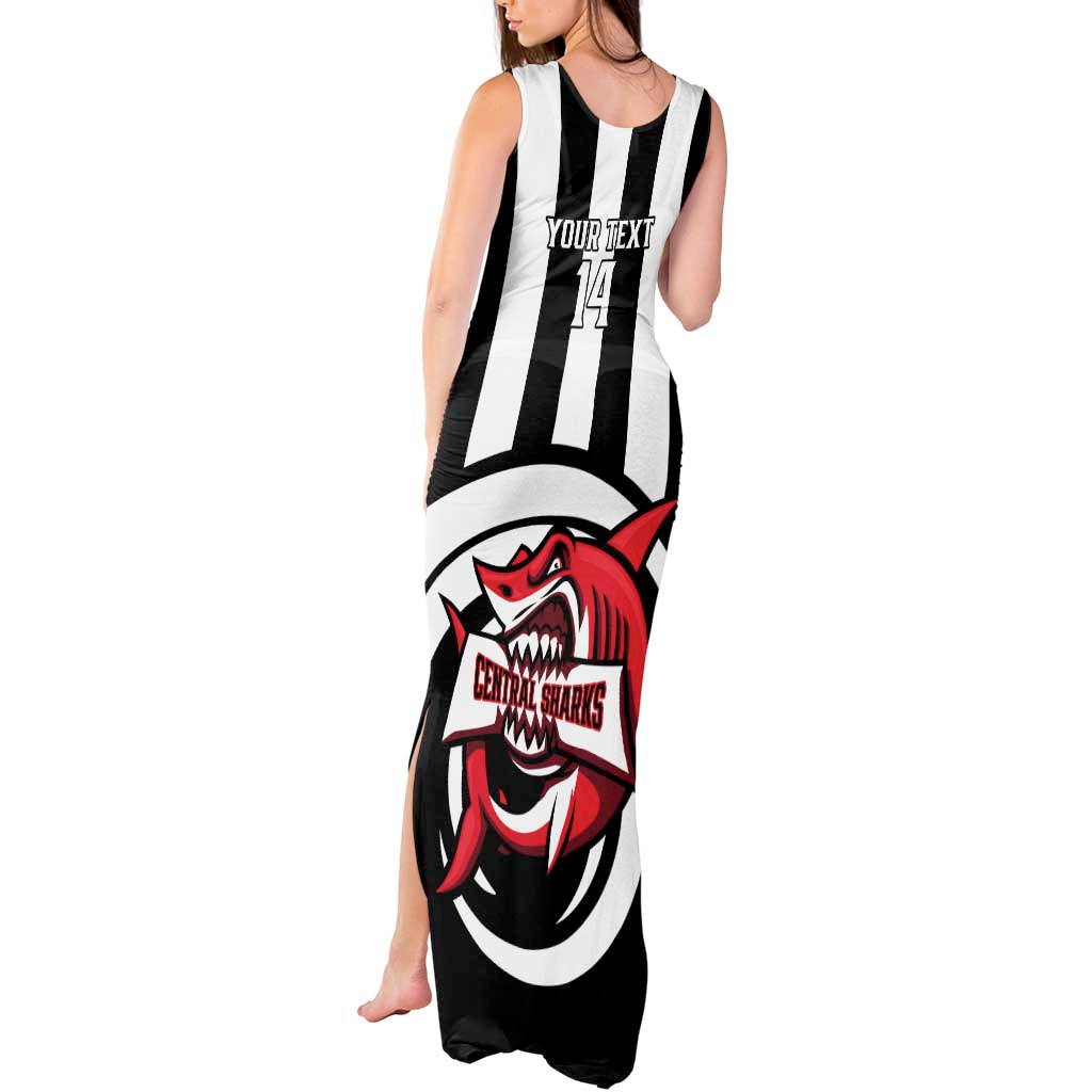Central Trinidad and Tobago Football Custom Tank Maxi Dress Come On Sharks Est 2012 - Wonder Print Shop