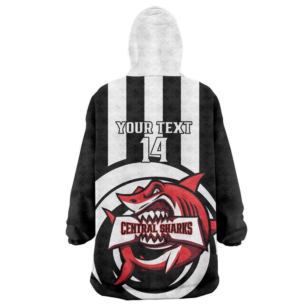 Central Trinidad and Tobago Football Custom Wearable Blanket Hoodie Come On Sharks Est 2012 - Wonder Print Shop