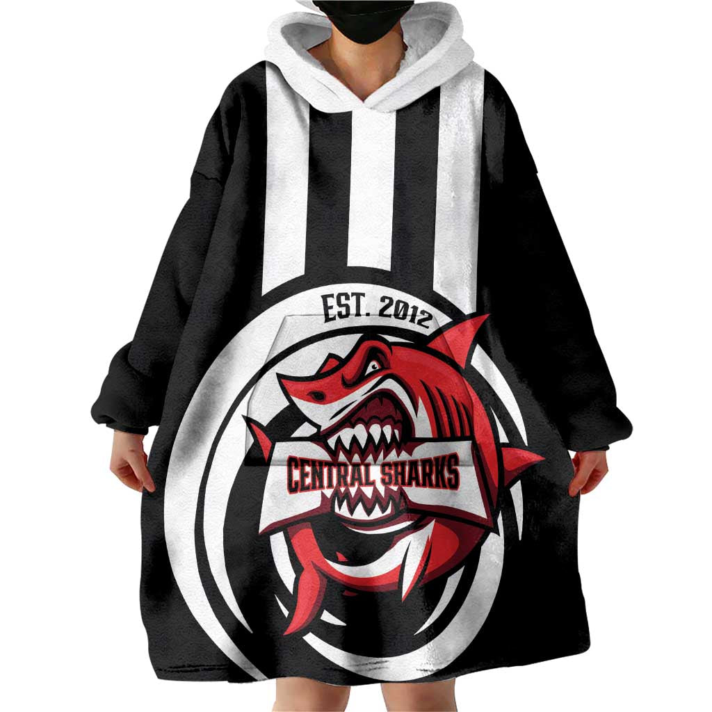 Central Trinidad and Tobago Football Custom Wearable Blanket Hoodie Come On Sharks Est 2012 - Wonder Print Shop