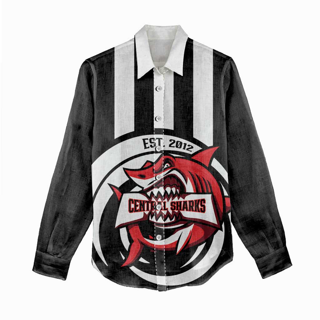 Central Trinidad and Tobago Football Custom Women Casual Shirt Come On Sharks Est 2012 - Wonder Print Shop