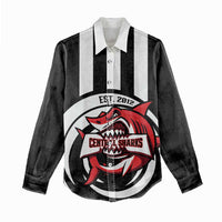 Central Trinidad and Tobago Football Custom Women Casual Shirt Come On Sharks Est 2012 - Wonder Print Shop