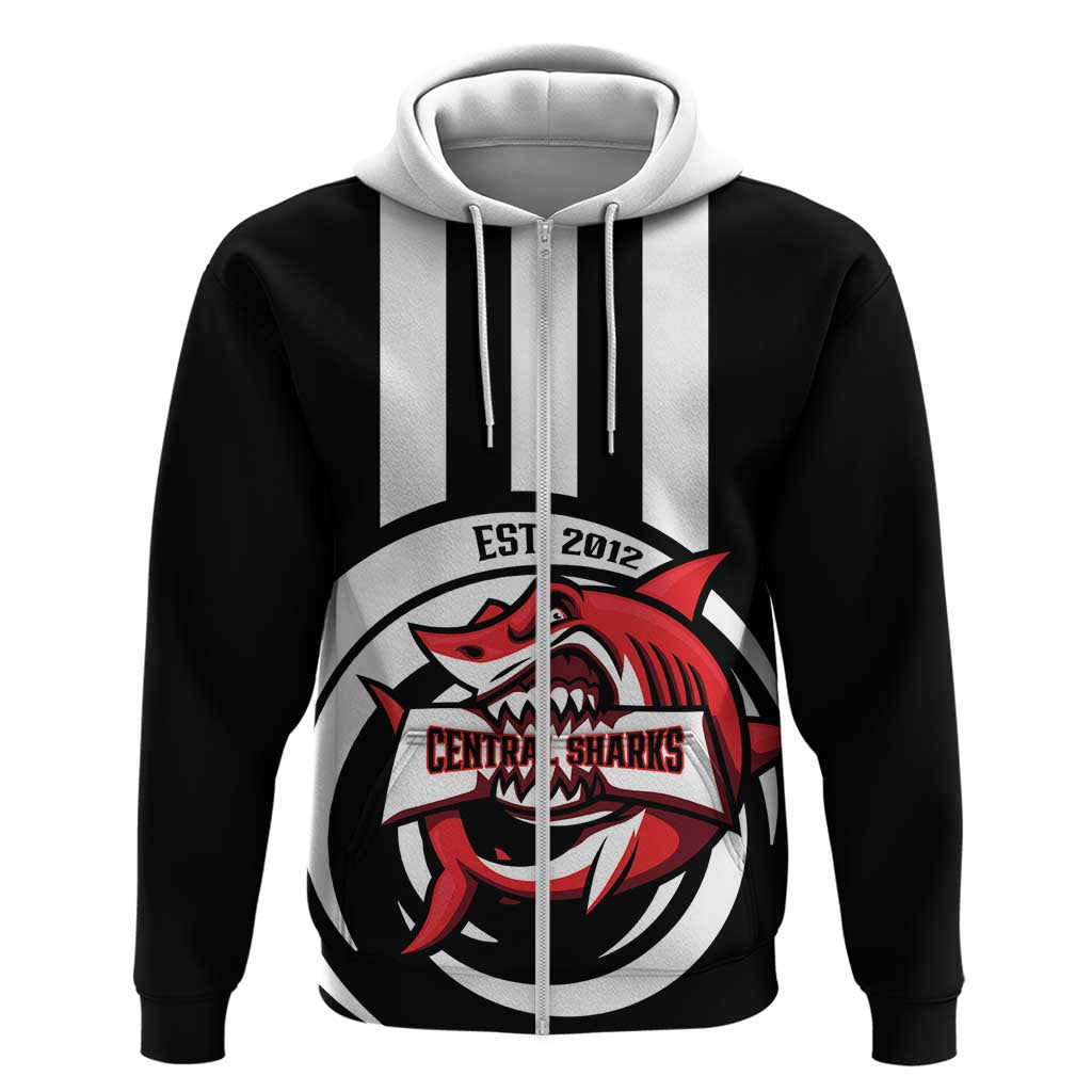 Central Trinidad and Tobago Football Custom Zip Hoodie Come On Sharks Est 2012 - Wonder Print Shop