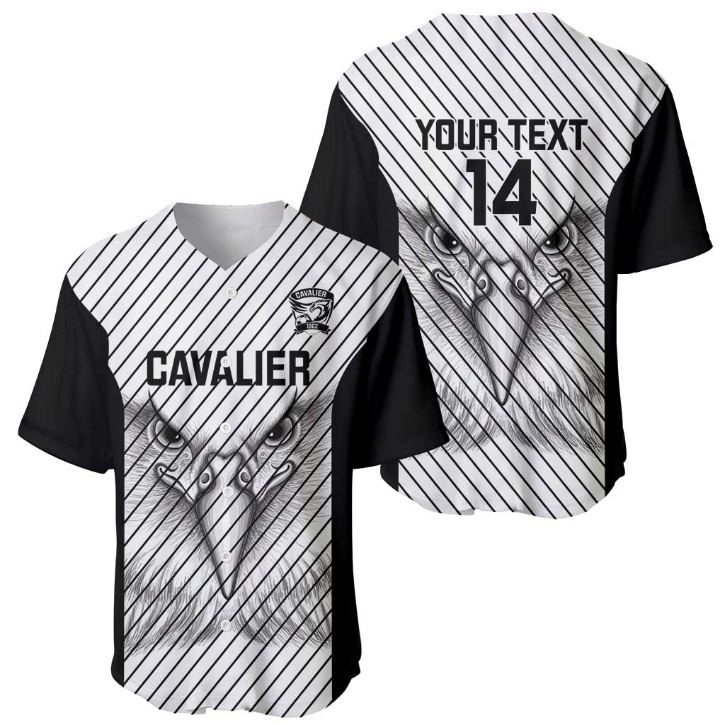 Cavalier Jamaica Football Custom Baseball Jersey Come On Eagles - Wonder Print Shop