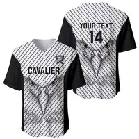 Cavalier Jamaica Football Custom Baseball Jersey Come On Eagles - Wonder Print Shop