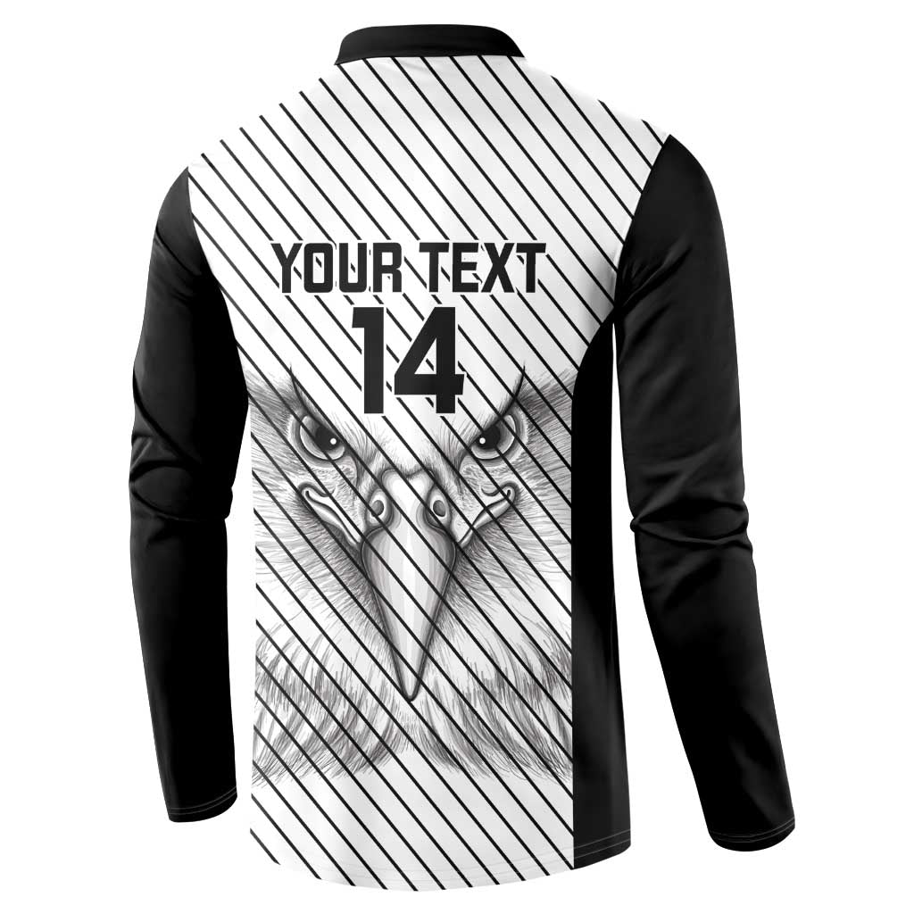 Cavalier Jamaica Football Custom Button Sweatshirt Come On Eagles - Wonder Print Shop