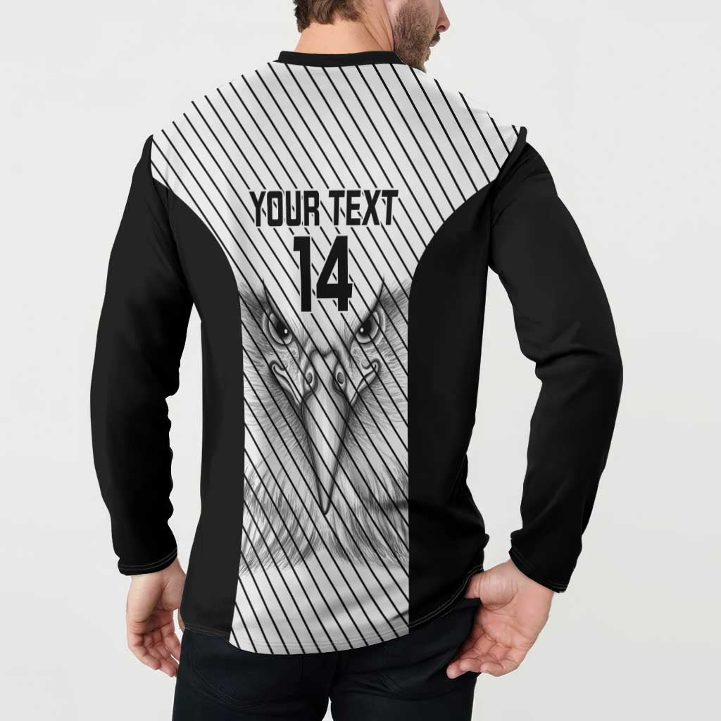 Cavalier Jamaica Football Custom Button Sweatshirt Come On Eagles - Wonder Print Shop