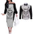 Cavalier Jamaica Football Custom Couples Matching Off The Shoulder Long Sleeve Dress and Long Sleeve Button Shirt Come On Eagles - Wonder Print Shop