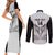 Cavalier Jamaica Football Custom Couples Matching Short Sleeve Bodycon Dress and Long Sleeve Button Shirt Come On Eagles - Wonder Print Shop