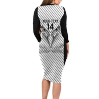 Cavalier Jamaica Football Custom Family Matching Long Sleeve Bodycon Dress and Hawaiian Shirt Come On Eagles - Wonder Print Shop