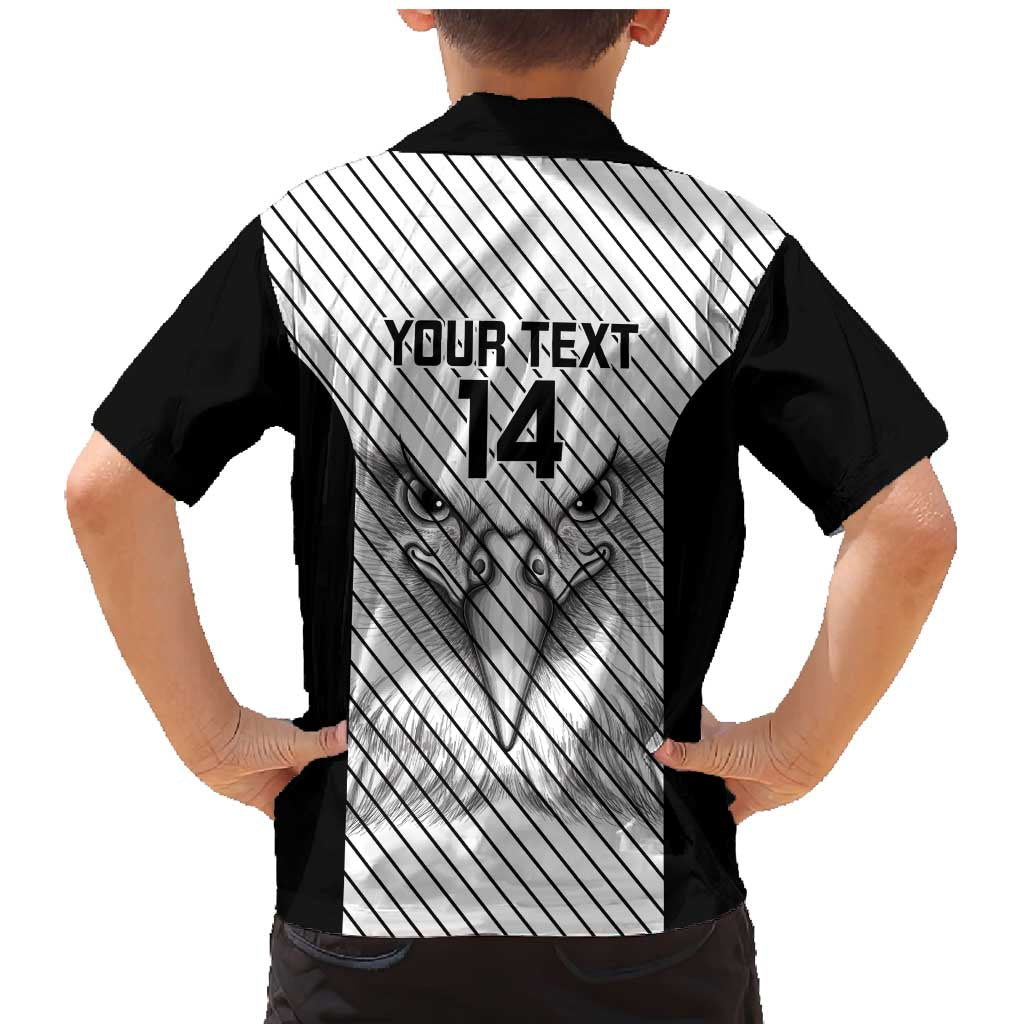 Cavalier Jamaica Football Custom Family Matching Mermaid Dress and Hawaiian Shirt Come On Eagles - Wonder Print Shop