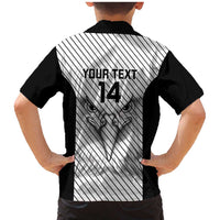 Cavalier Jamaica Football Custom Family Matching Mermaid Dress and Hawaiian Shirt Come On Eagles - Wonder Print Shop