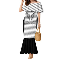 Cavalier Jamaica Football Custom Family Matching Mermaid Dress and Hawaiian Shirt Come On Eagles - Wonder Print Shop