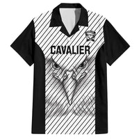 Cavalier Jamaica Football Custom Family Matching Off The Shoulder Long Sleeve Dress and Hawaiian Shirt Come On Eagles - Wonder Print Shop