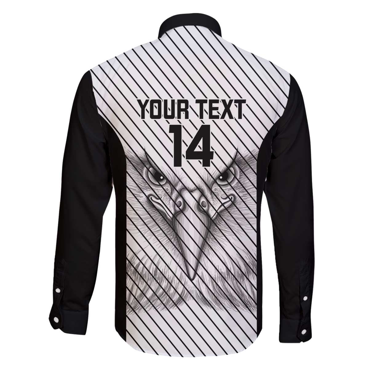 Cavalier Jamaica Football Custom Family Matching Off The Shoulder Long Sleeve Dress and Hawaiian Shirt Come On Eagles - Wonder Print Shop