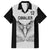 Cavalier Jamaica Football Custom Family Matching Off Shoulder Short Dress and Hawaiian Shirt Come On Eagles - Wonder Print Shop