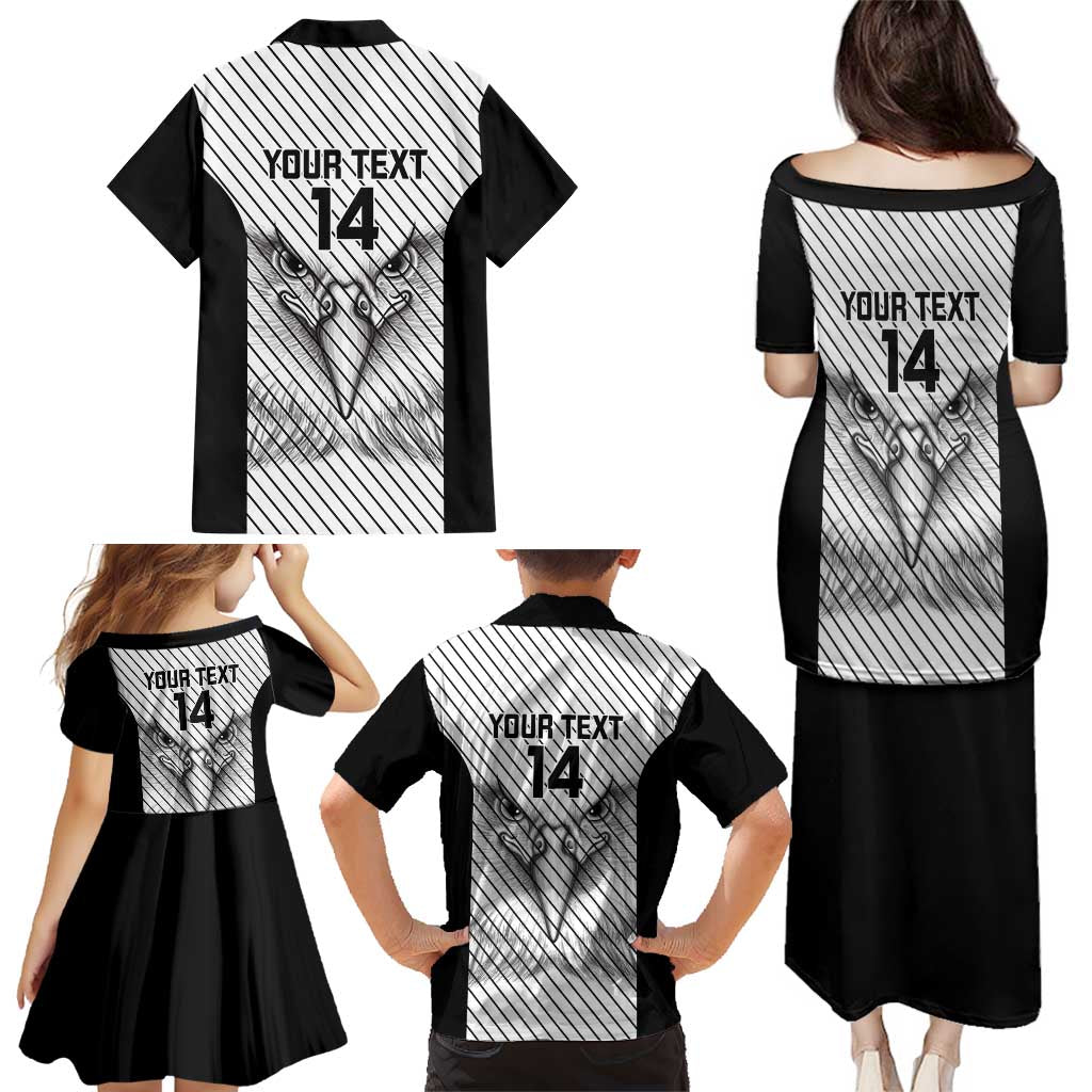 Cavalier Jamaica Football Custom Family Matching Puletasi and Hawaiian Shirt Come On Eagles - Wonder Print Shop