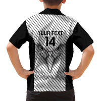 Cavalier Jamaica Football Custom Family Matching Summer Maxi Dress and Hawaiian Shirt Come On Eagles - Wonder Print Shop