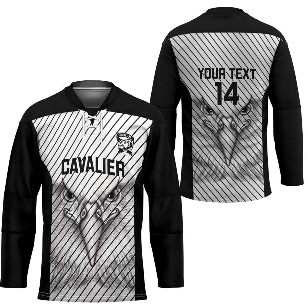 Cavalier Jamaica Football Custom Hockey Jersey Come On Eagles - Wonder Print Shop