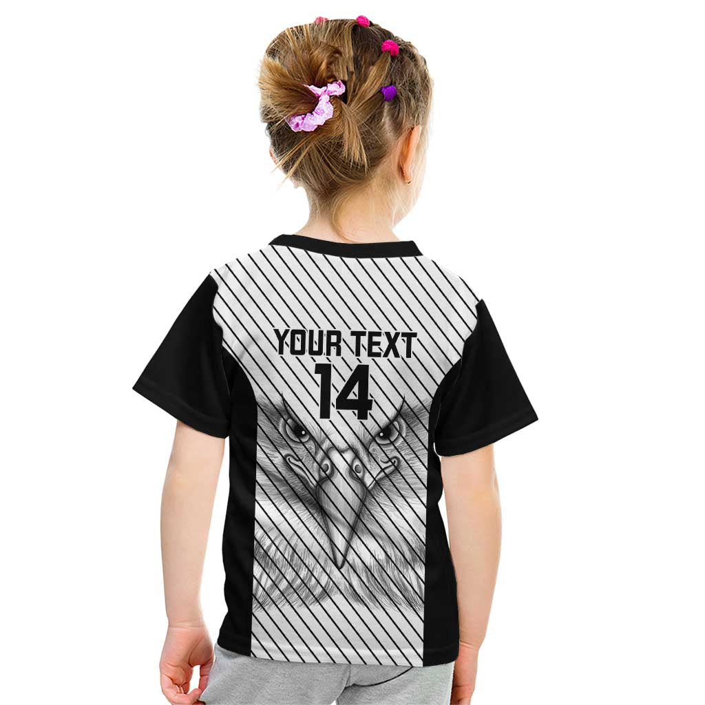 Cavalier Jamaica Football Custom Kid T Shirt Come On Eagles - Wonder Print Shop