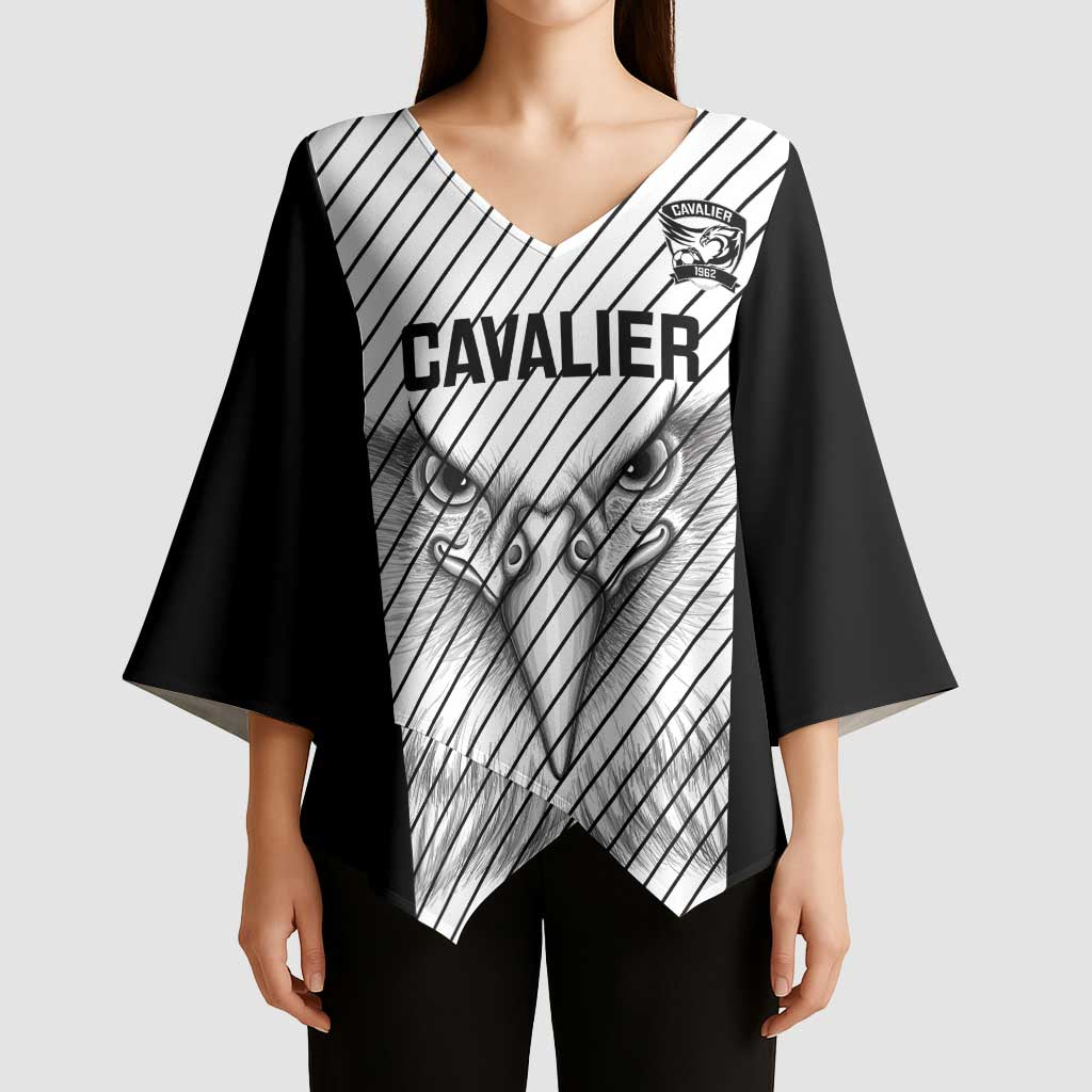 Cavalier Jamaica Football Custom Kimono Sleeve Blouse Come On Eagles - Wonder Print Shop