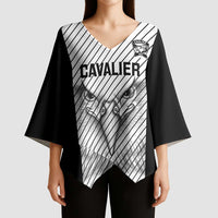 Cavalier Jamaica Football Custom Kimono Sleeve Blouse Come On Eagles - Wonder Print Shop