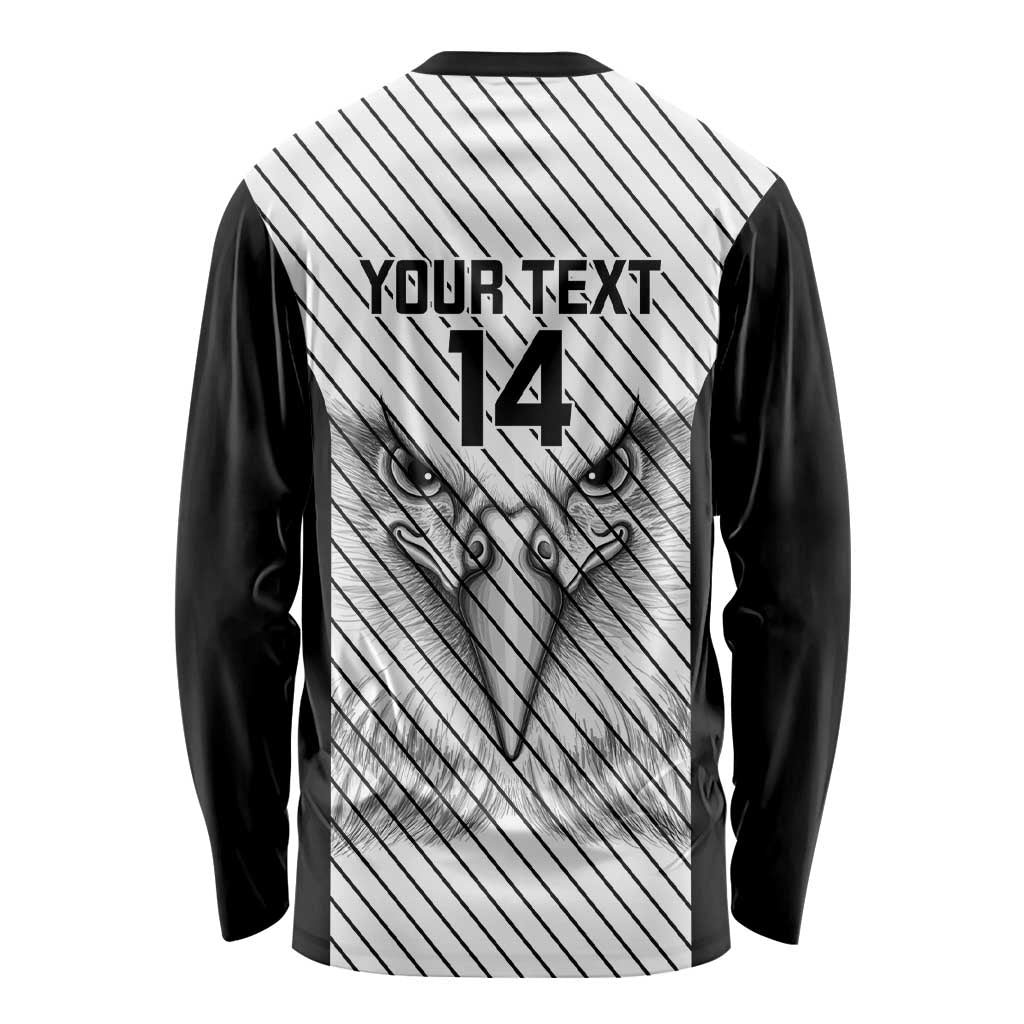 Cavalier Jamaica Football Custom Long Sleeve Shirt Come On Eagles - Wonder Print Shop