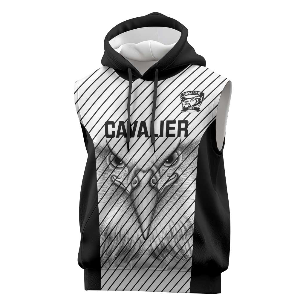 Cavalier Jamaica Football Custom Sleeveless Hoodie Come On Eagles - Wonder Print Shop