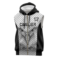 Cavalier Jamaica Football Custom Sleeveless Zip Hoodie Come On Eagles - Wonder Print Shop