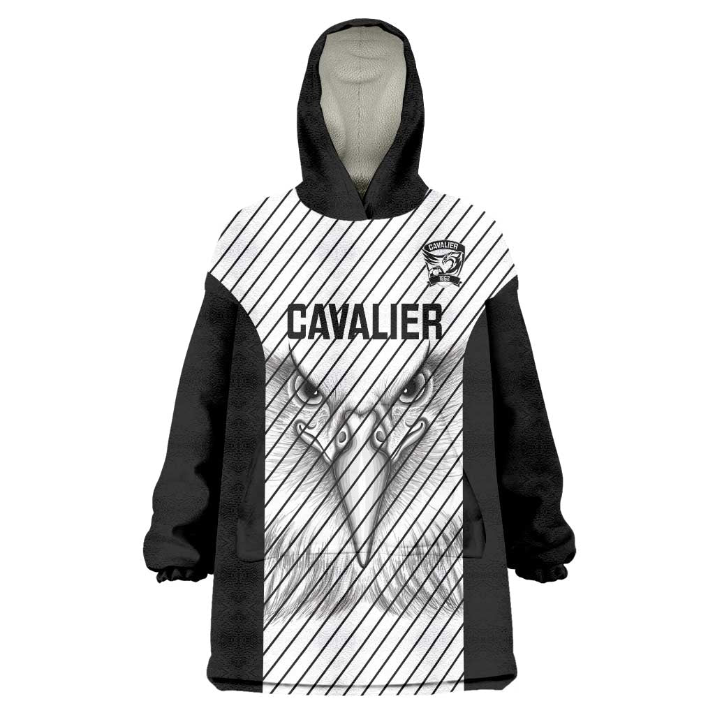 Cavalier Jamaica Football Custom Wearable Blanket Hoodie Come On Eagles - Wonder Print Shop