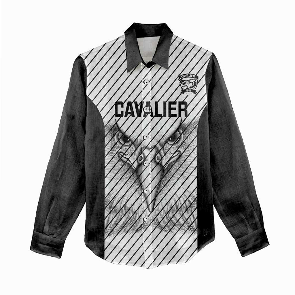 Cavalier Jamaica Football Custom Women Casual Shirt Come On Eagles - Wonder Print Shop