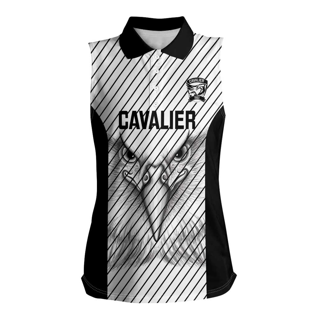 Cavalier Jamaica Football Custom Women Sleeveless Polo Shirt Come On Eagles - Wonder Print Shop
