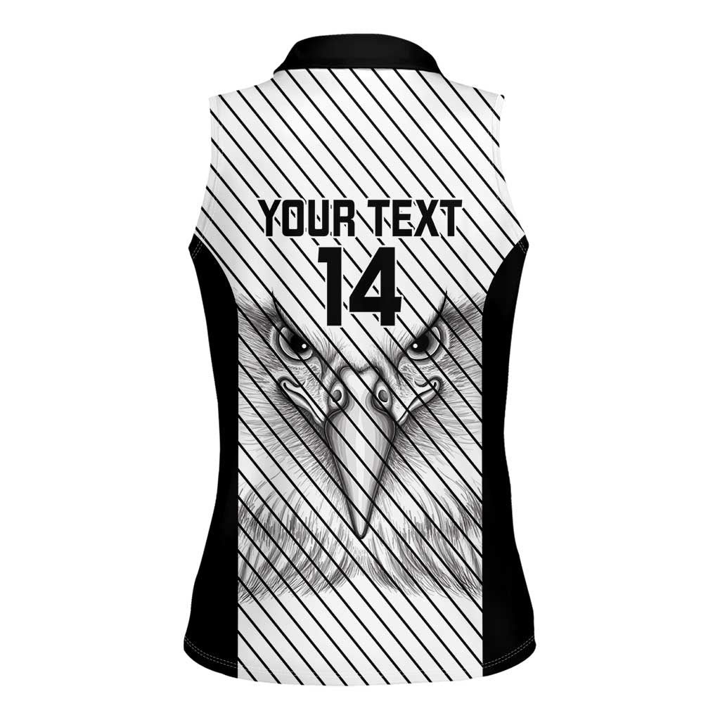 Cavalier Jamaica Football Custom Women Sleeveless Polo Shirt Come On Eagles - Wonder Print Shop