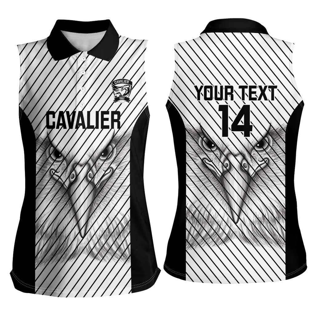 Cavalier Jamaica Football Custom Women Sleeveless Polo Shirt Come On Eagles - Wonder Print Shop