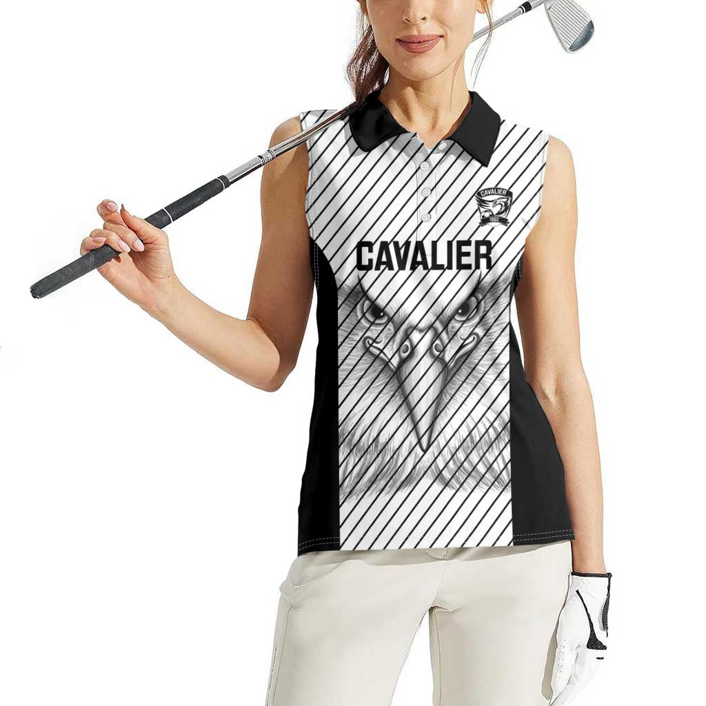 Cavalier Jamaica Football Custom Women Sleeveless Polo Shirt Come On Eagles - Wonder Print Shop