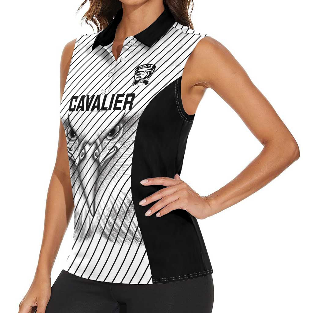 Cavalier Jamaica Football Custom Women Sleeveless Polo Shirt Come On Eagles - Wonder Print Shop