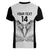 Cavalier Jamaica Football Custom Women V-Neck T-Shirt Come On Eagles - Wonder Print Shop