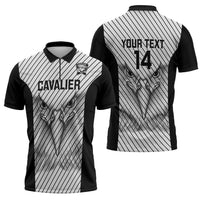 Cavalier Jamaica Football Custom Zipper Polo Shirt Come On Eagles - Wonder Print Shop