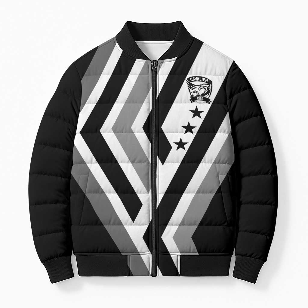 Cavalier Jamaica Football Custom Bomber Puffer Jacket Est 1962 Go Champions - Wonder Print Shop