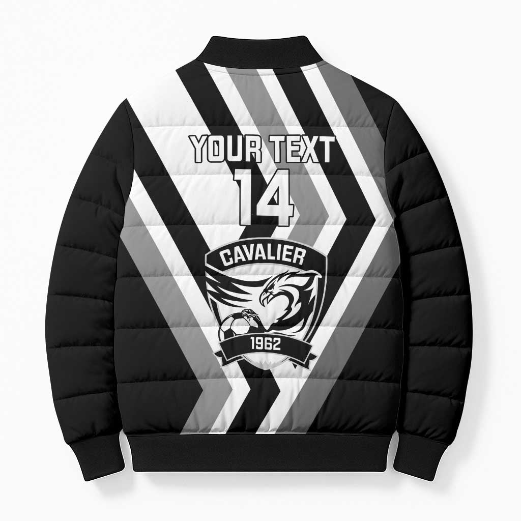 Cavalier Jamaica Football Custom Bomber Puffer Jacket Est 1962 Go Champions - Wonder Print Shop