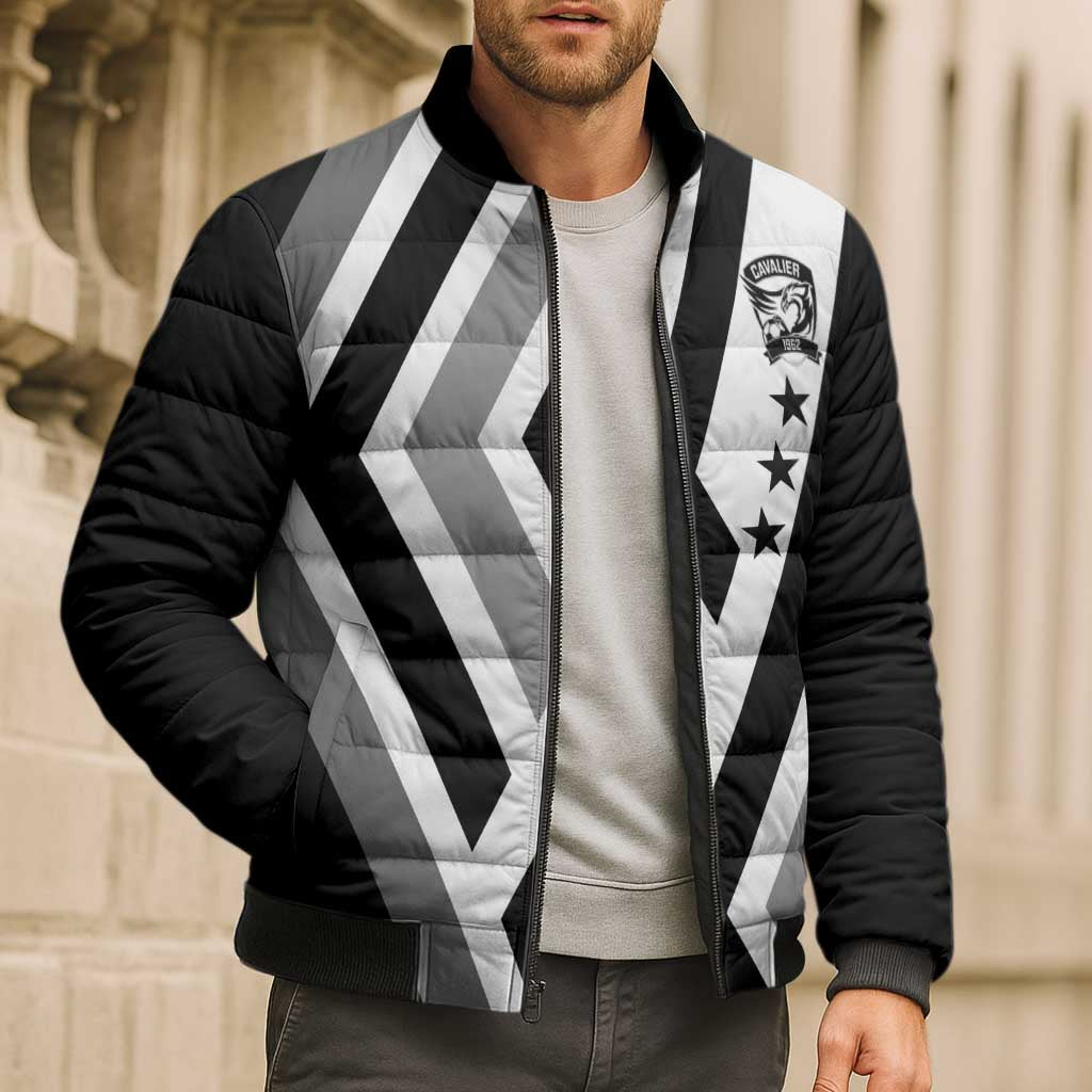 Cavalier Jamaica Football Custom Bomber Puffer Jacket Est 1962 Go Champions - Wonder Print Shop