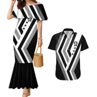 Cavalier Jamaica Football Custom Couples Matching Mermaid Dress and Hawaiian Shirt Est 1962 Go Champions - Wonder Print Shop