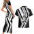 Cavalier Jamaica Football Custom Couples Matching Short Sleeve Bodycon Dress and Hawaiian Shirt Est 1962 Go Champions - Wonder Print Shop