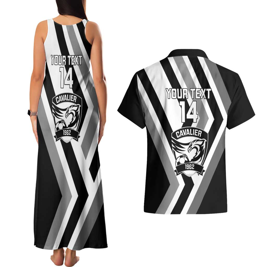 Cavalier Jamaica Football Custom Couples Matching Tank Maxi Dress and Hawaiian Shirt Est 1962 Go Champions - Wonder Print Shop