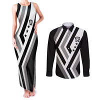 Cavalier Jamaica Football Custom Couples Matching Tank Maxi Dress and Long Sleeve Button Shirt Est 1962 Go Champions - Wonder Print Shop