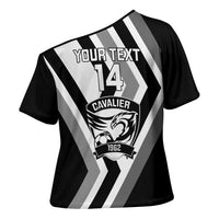 Cavalier Jamaica Football Custom Cross Shoulder Shirt Est 1962 Go Champions - Wonder Print Shop