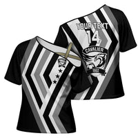 Cavalier Jamaica Football Custom Cross Shoulder Shirt Est 1962 Go Champions - Wonder Print Shop