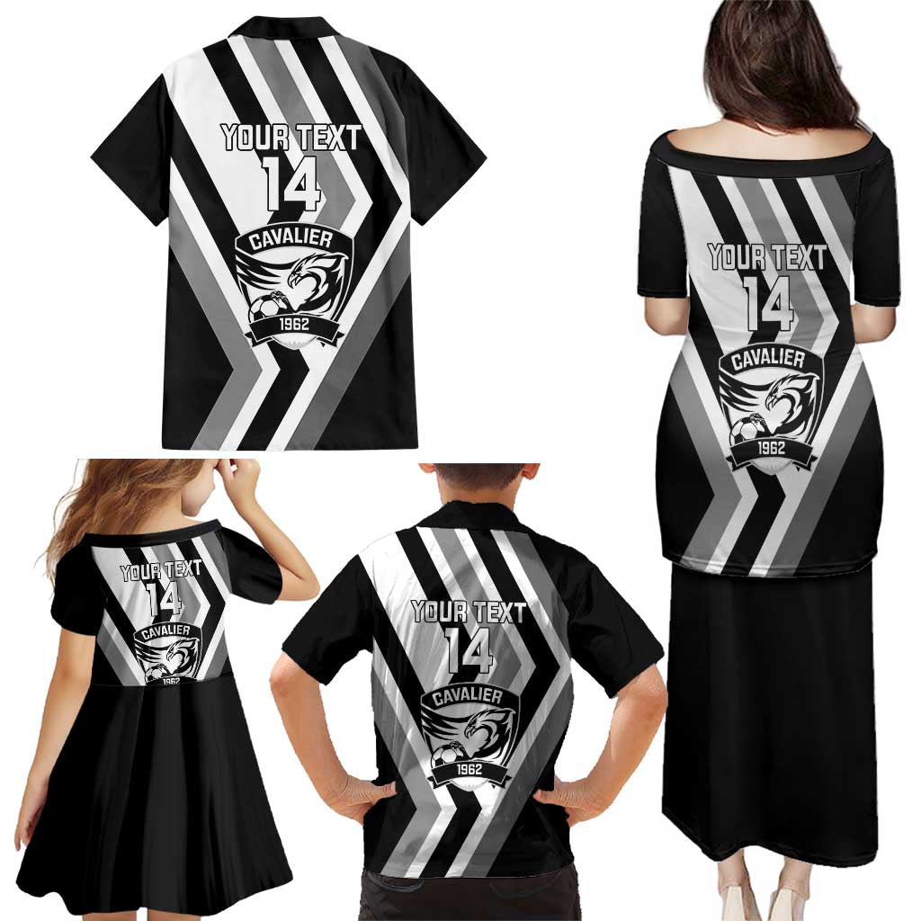 Cavalier Jamaica Football Custom Family Matching Puletasi and Hawaiian Shirt Est 1962 Go Champions - Wonder Print Shop