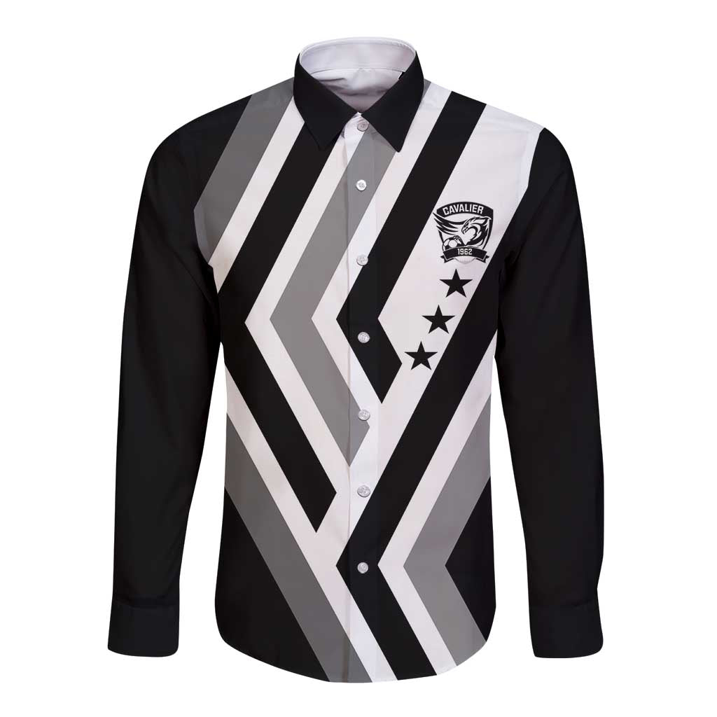 Cavalier Jamaica Football Custom Long Sleeve Button Shirt Est 1962 Go Champions - Wonder Print Shop